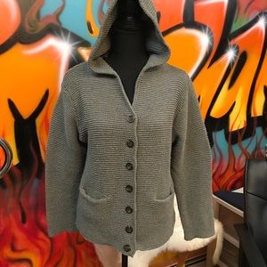 Cotton polyester hooded sweater by Misslook Size M